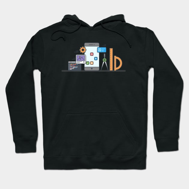 App Developer Hoodie by ezwearbox